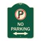 Signmission No Parking Heavy-Gauge Aluminum Architectural Sign, 24" x 18", G-1824-23819 A-DES-G-1824-23819 - alternate 1
